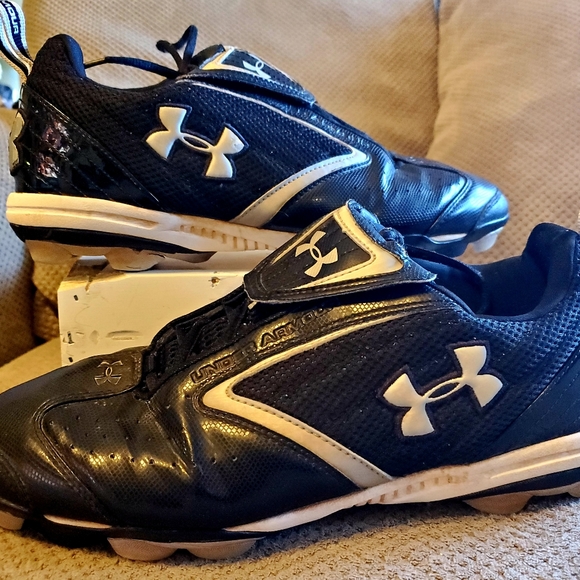 ☆HOST PICK☆ Under Armour Mens Cleats Size 10 Black main image 7